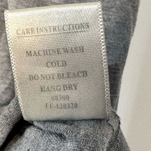 Free Fly M Gray Short Sleeve Bamboo Performance Pocket Tee Active Athleisure - Picture 5 of 8